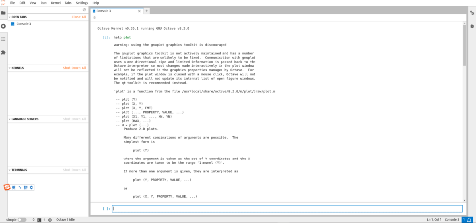 RISC-V公测平台发布 · 在SG2042上配置Jupiter+Octave科学计算环境的图11